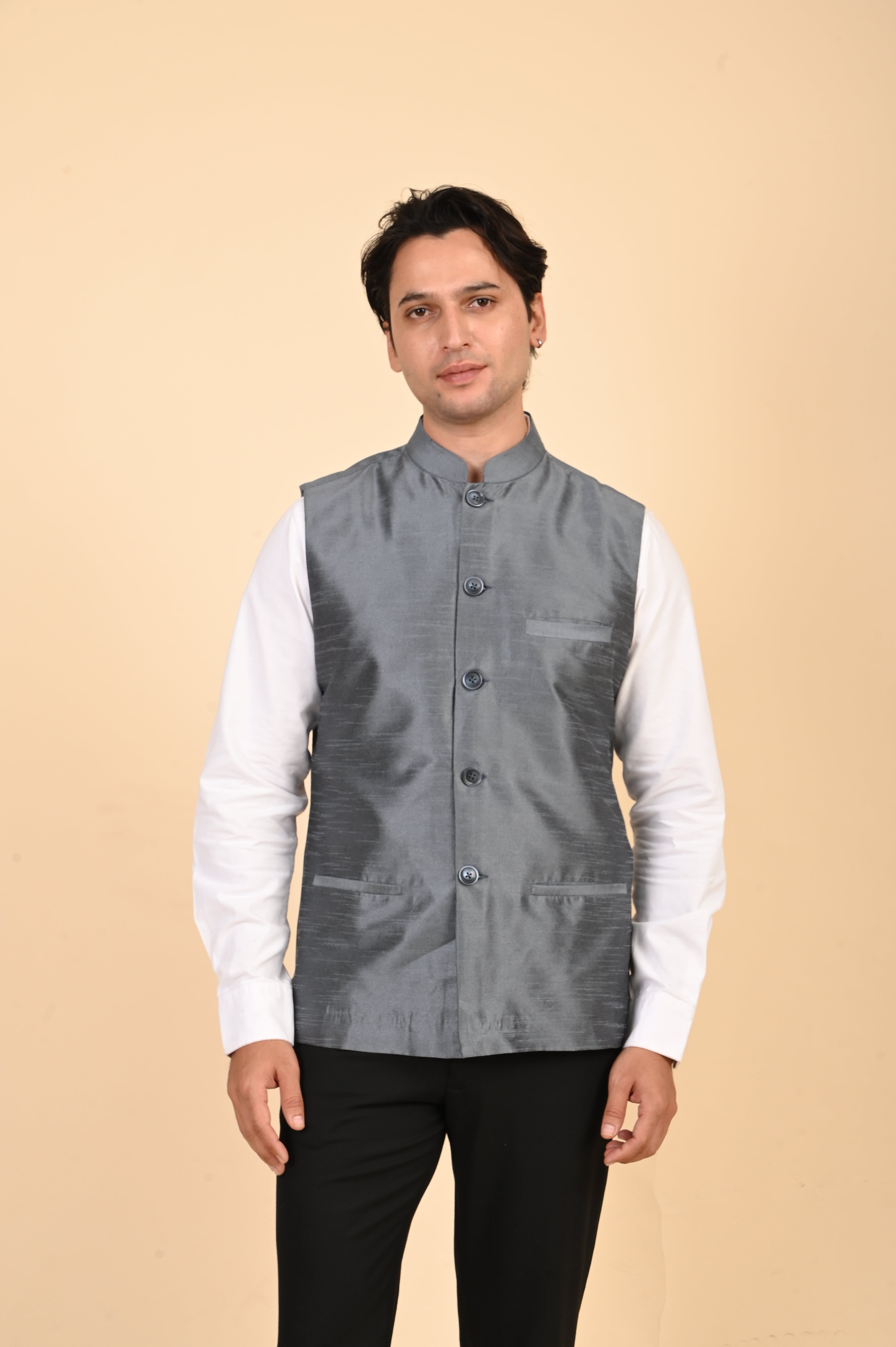 Grey Nehru Jacket