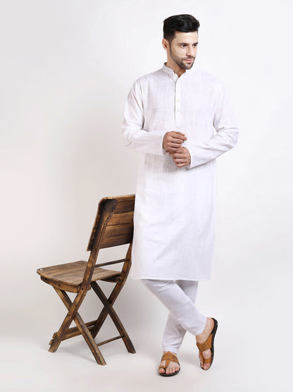 Long Kurta Chudidar White Kurta