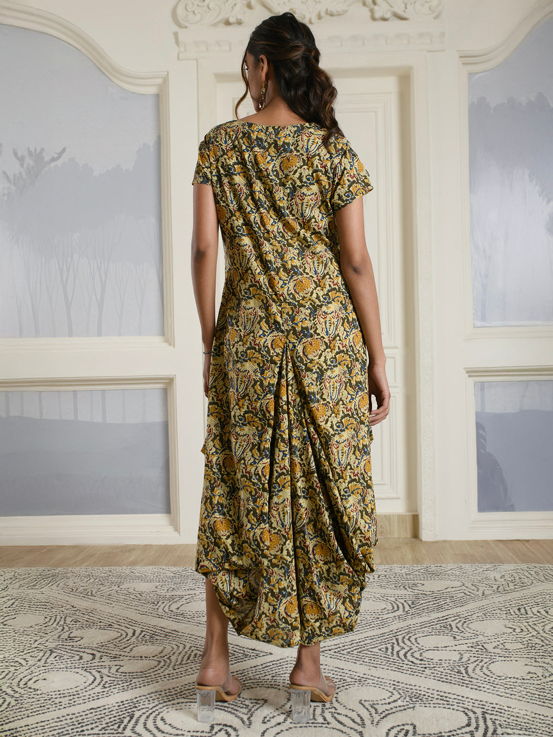 Boho Style Draped Dress
