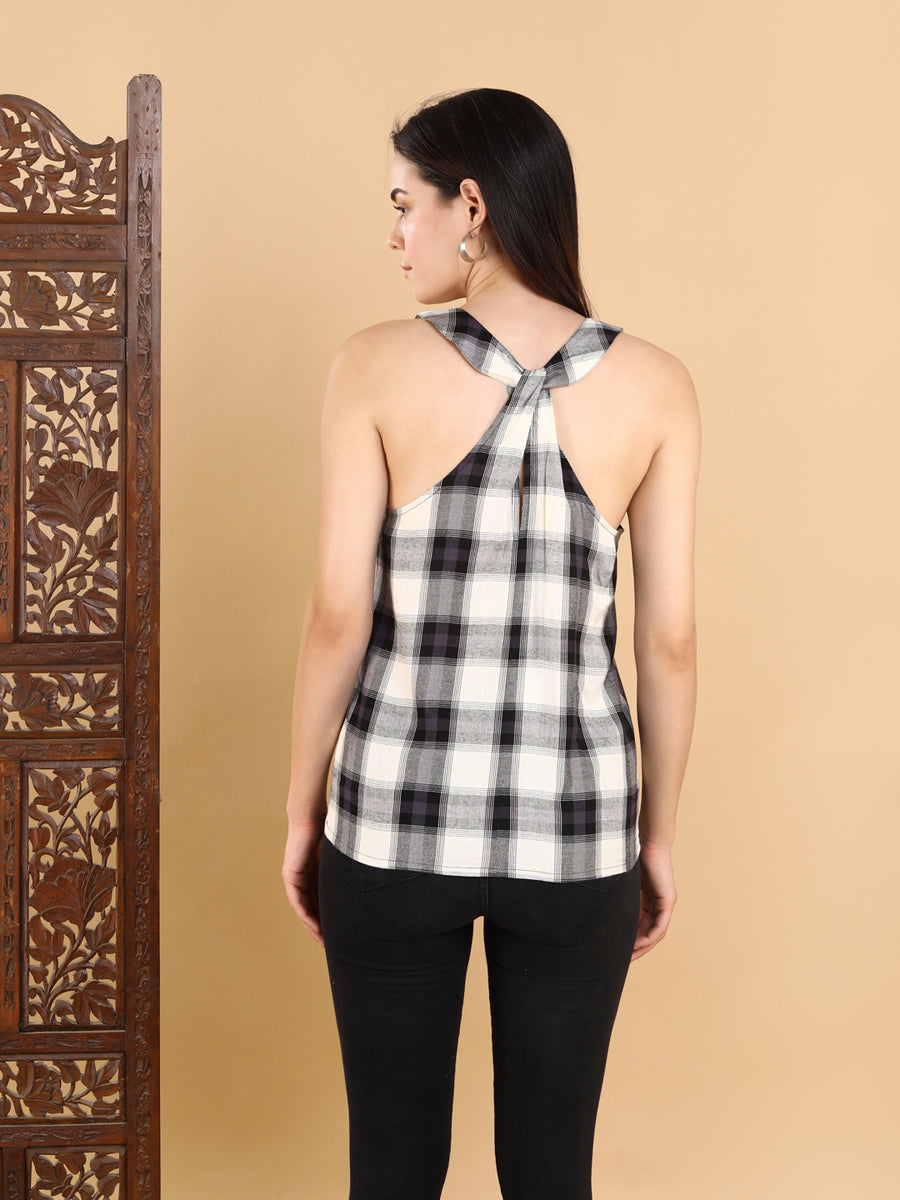 Sleeveless V-Neck Top