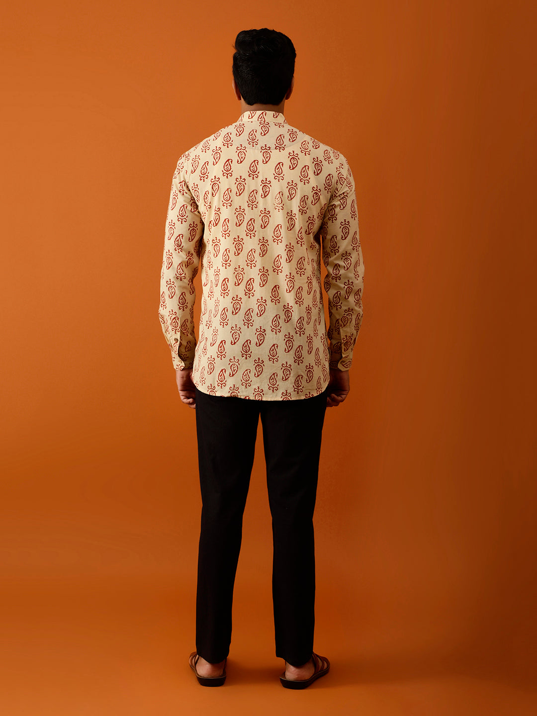 Short Kurta with Hand block Print in Cotton
