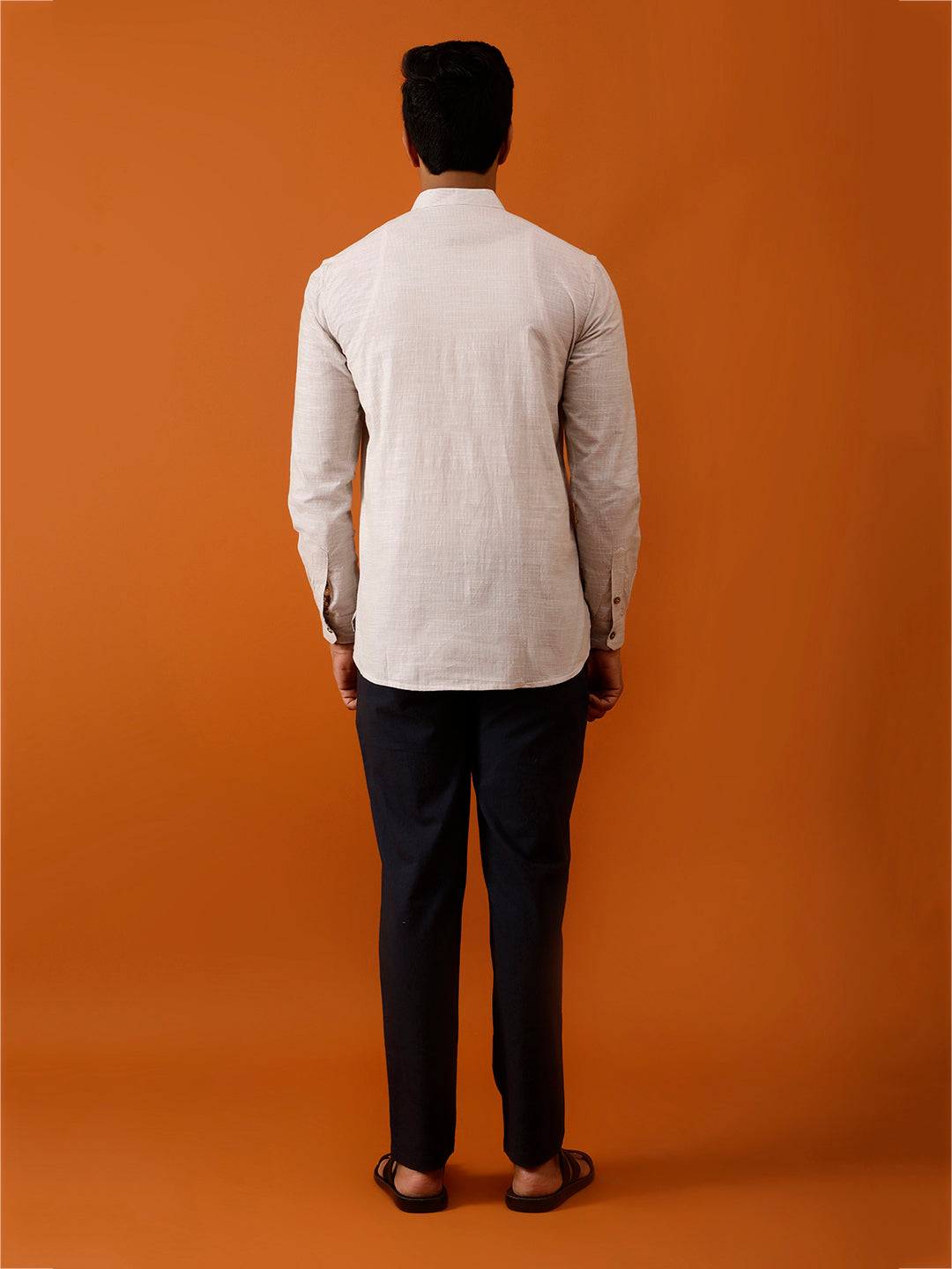 Short Kurta Off-White Full-Sleeve