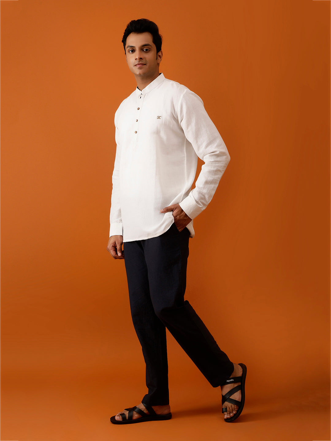 Short Kurta White Cotton