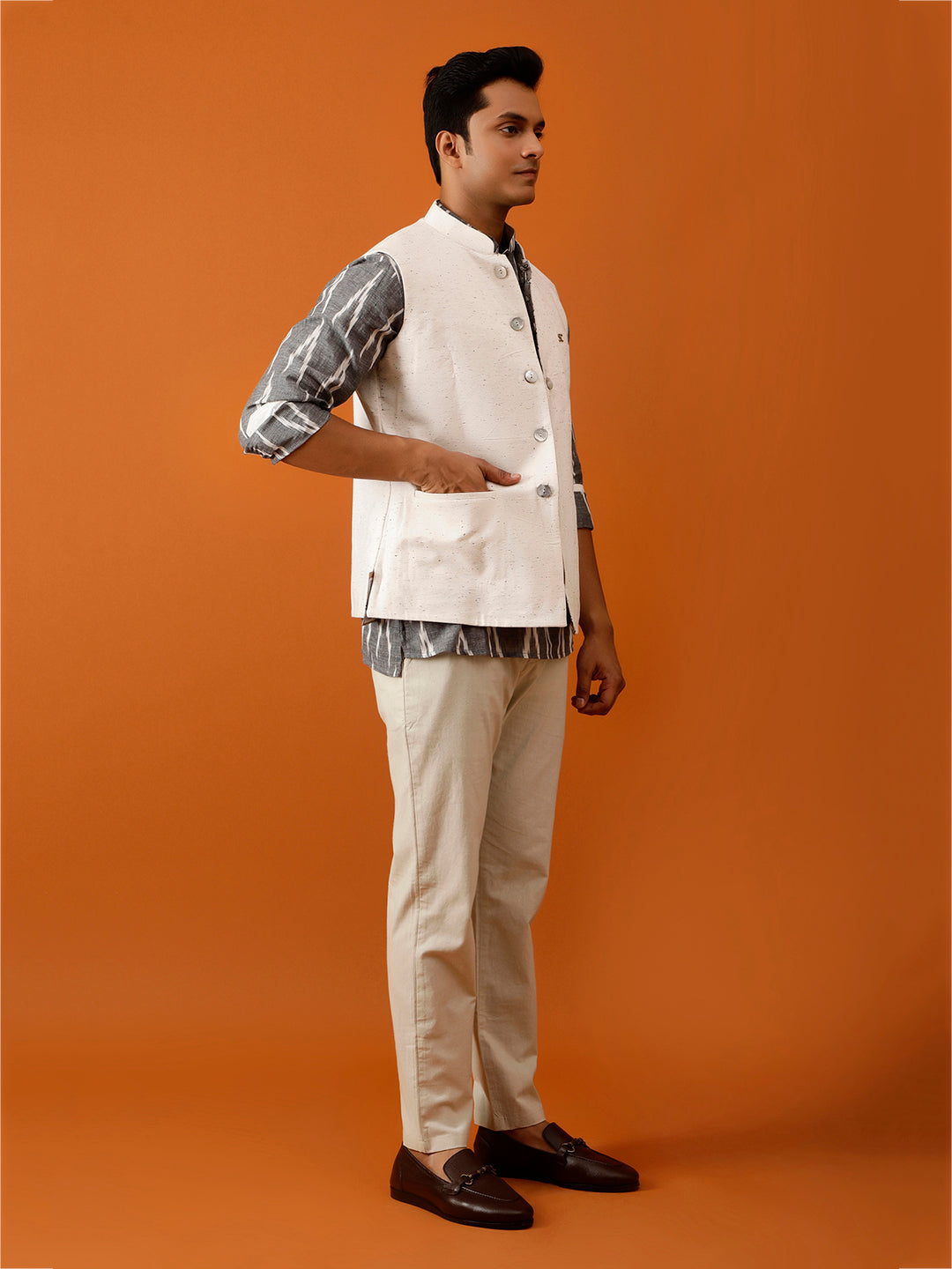 Unique Nehru Reversible-Jacket