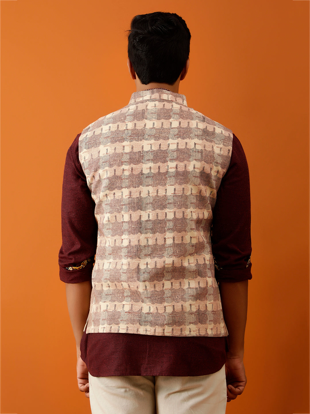 Off-White Classic Nehru Reversible-Jacket