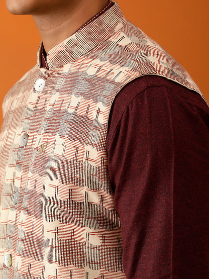 Off-White Classic Nehru Reversible-Jacket