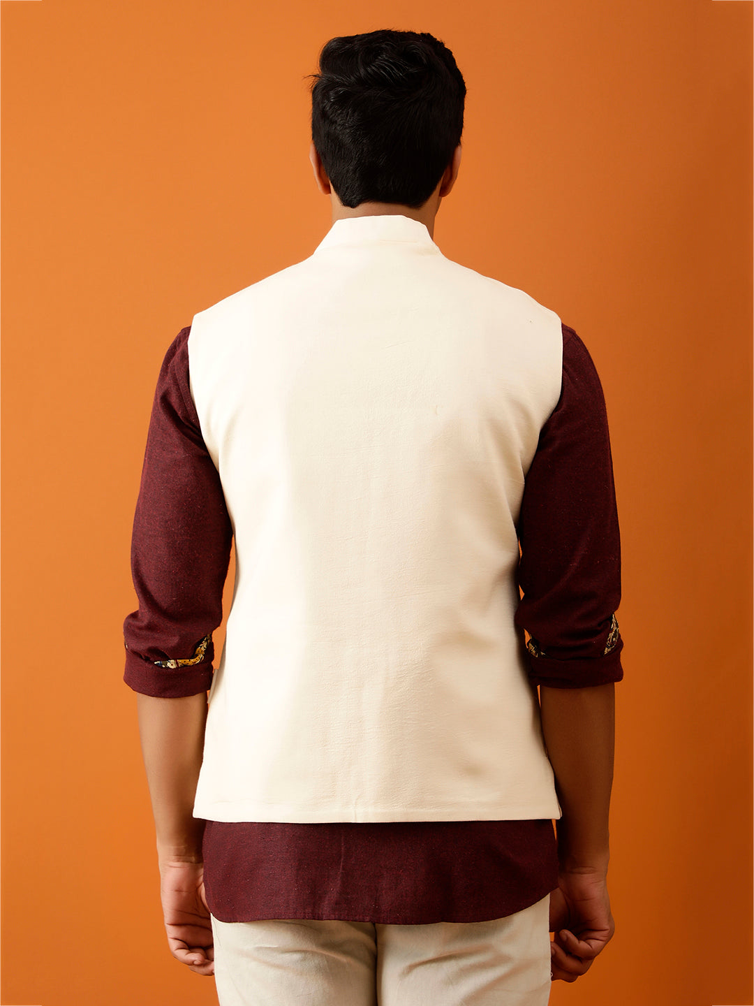 Off-White Classic Nehru Reversible-Jacket