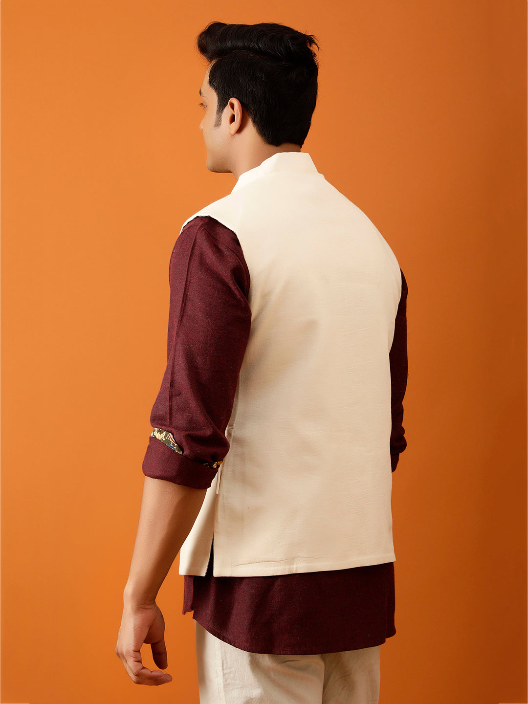 Off-White Classic Nehru Reversible-Jacket