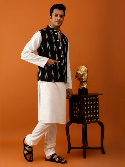 Mustard Yellow Nehru Reversible Jacket