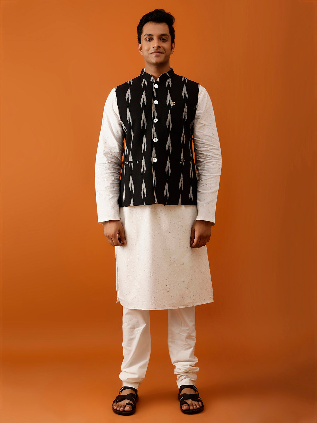 Mustard Yellow Nehru Reversible Jacket