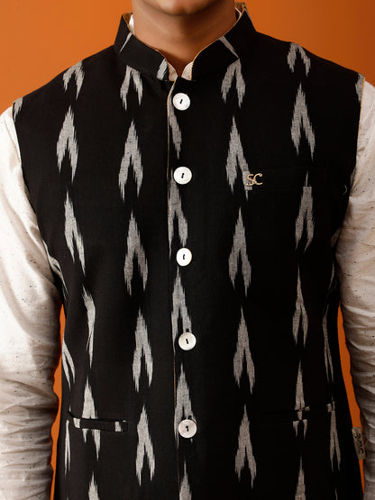 Mustard Yellow Nehru Reversible Jacket