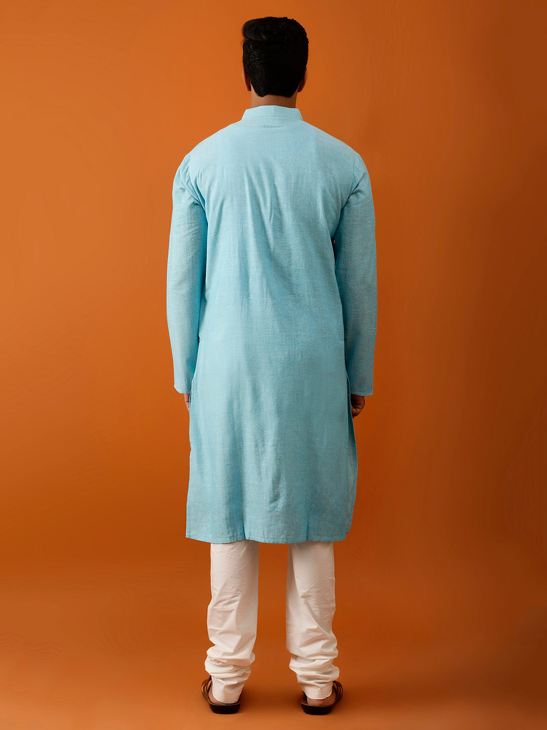 Long Kurta Chudidar Sky-Blue