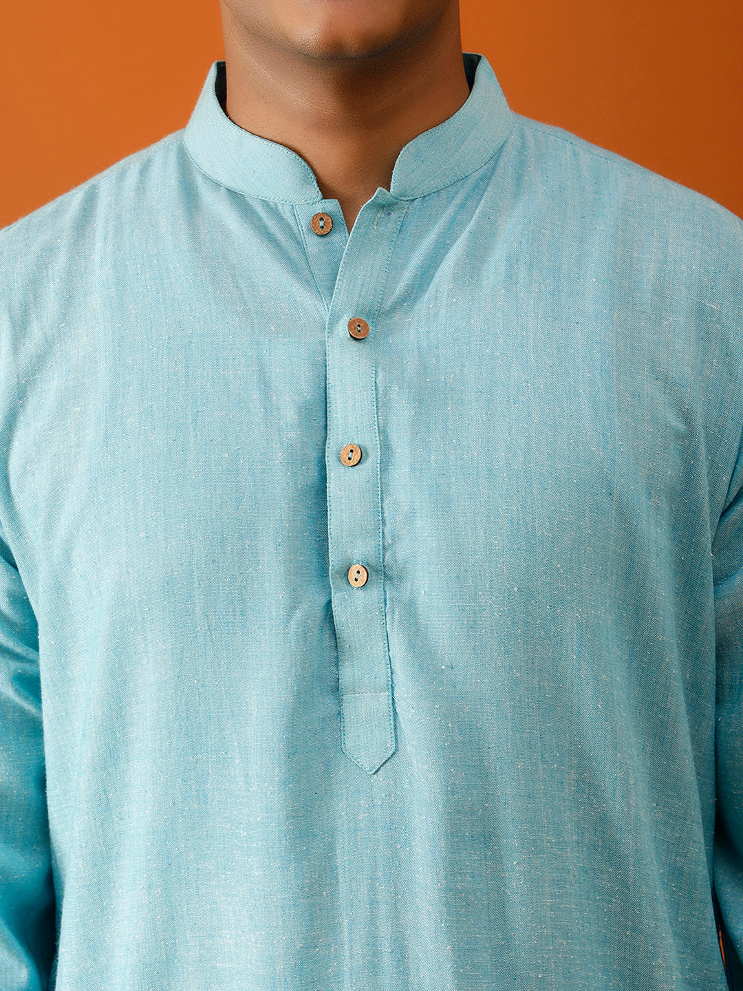 Long Kurta Chudidar Sky-Blue