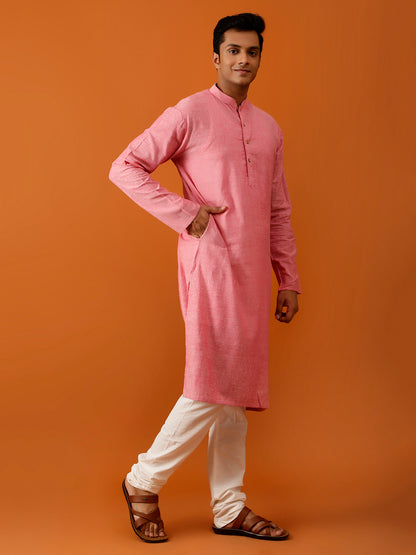 Long Kurta Chudidar Pink kurta