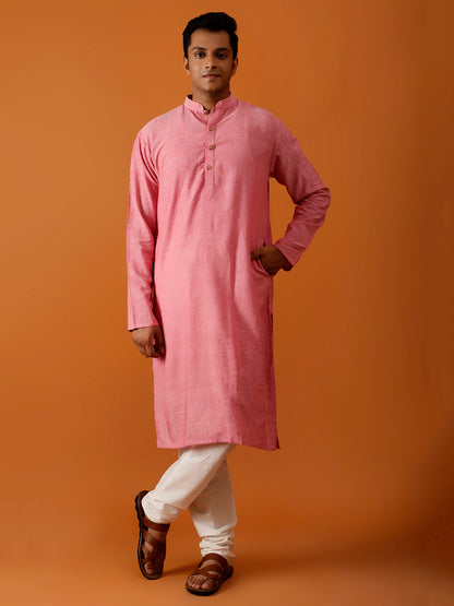 Long Kurta Chudidar Pink kurta