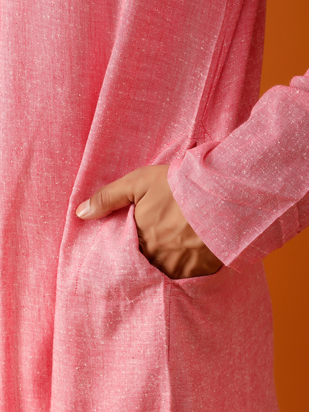 Long Kurta Chudidar Pink kurta