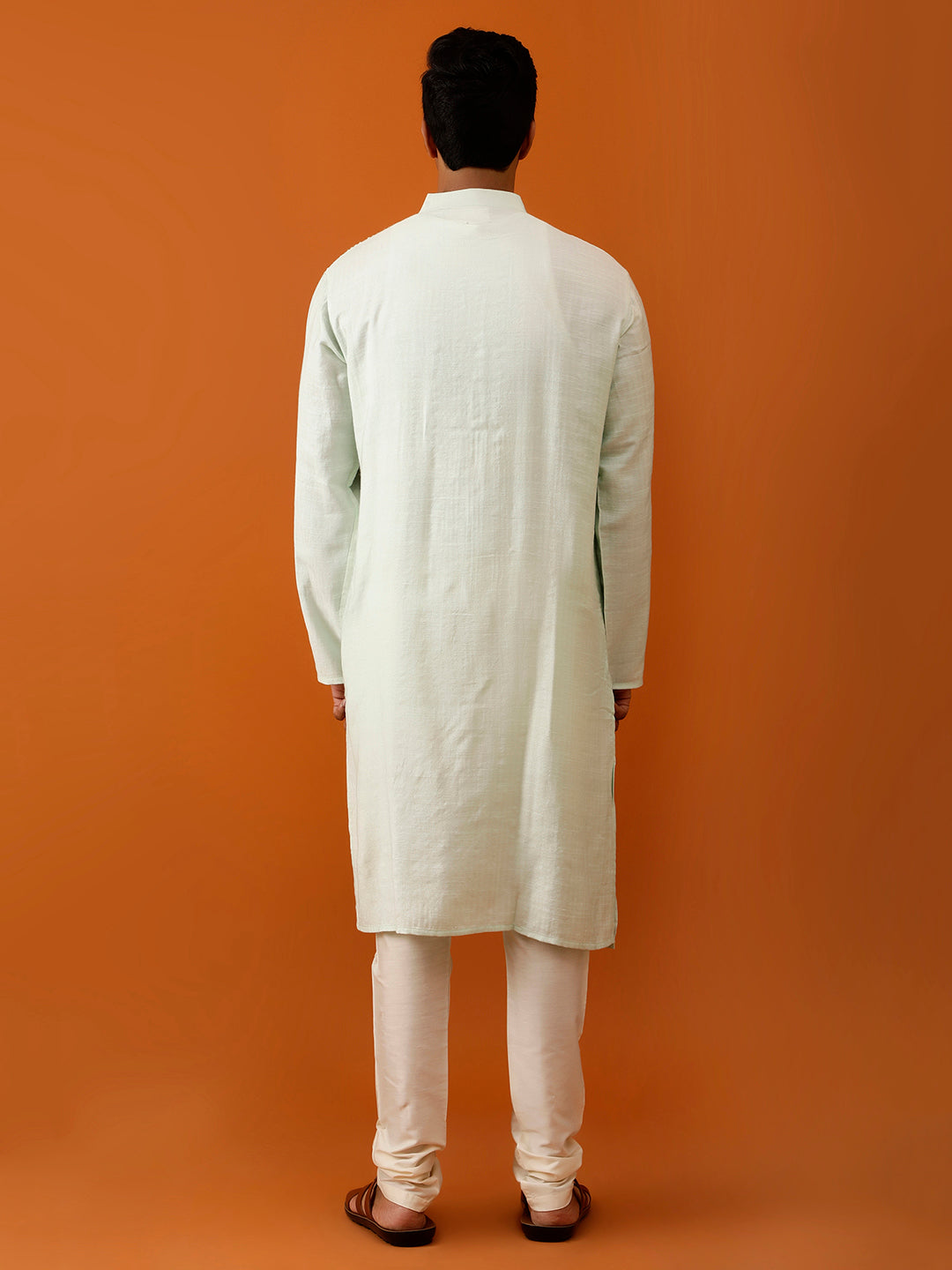 Long Kurta Chudidar White Kurta-Pyjama
