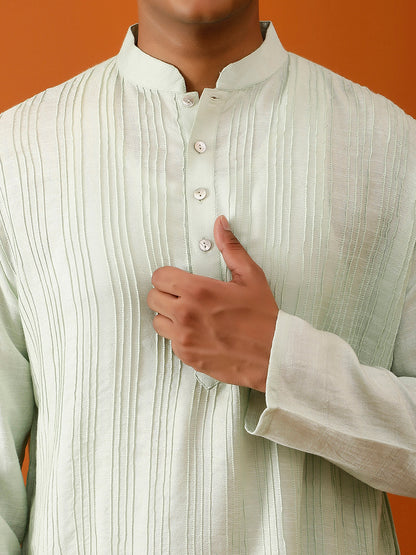 Long Kurta Chudidar White Kurta-Pyjama