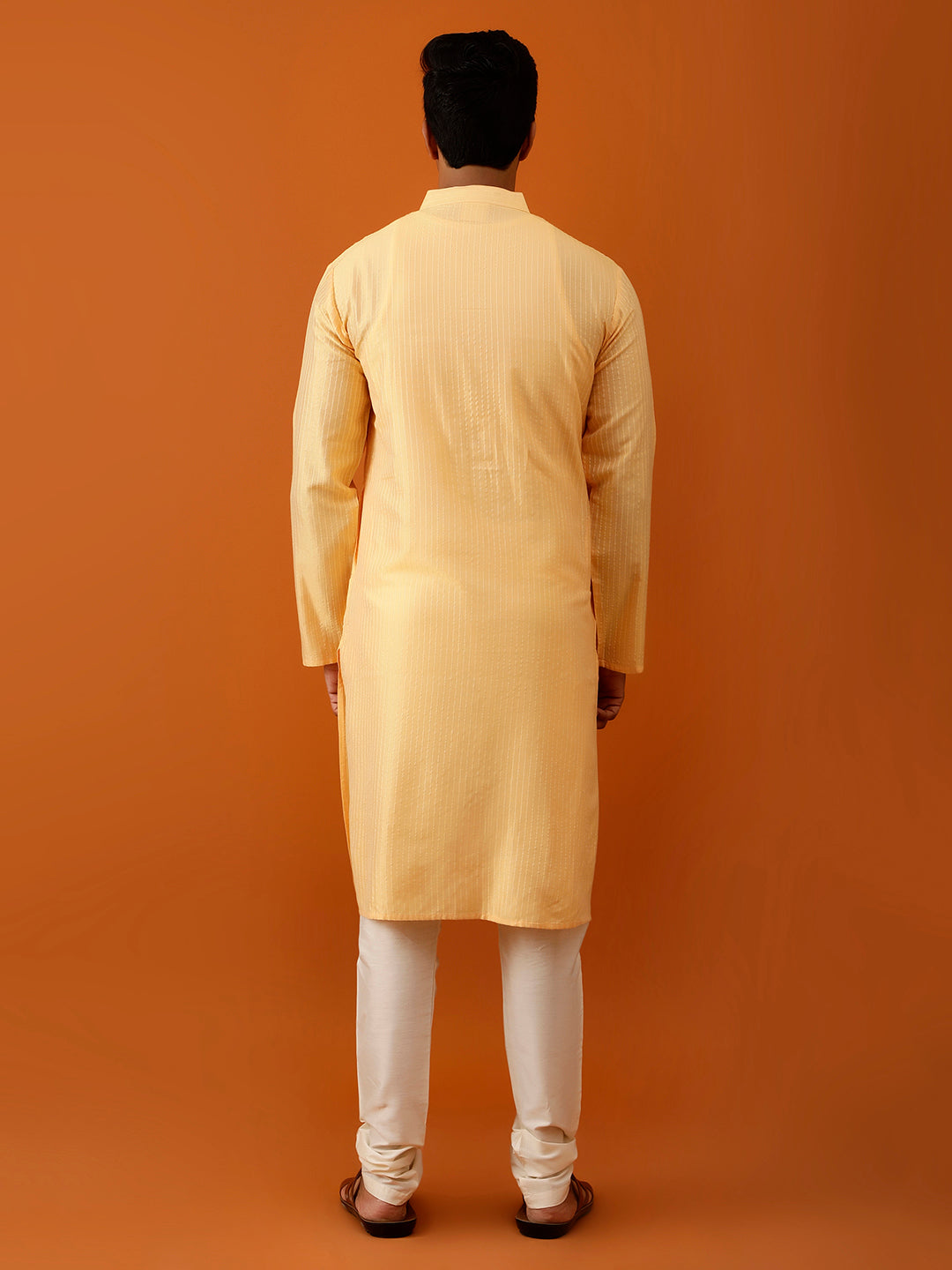 Long Kurta Chudidar Sun-Kissed Yellow