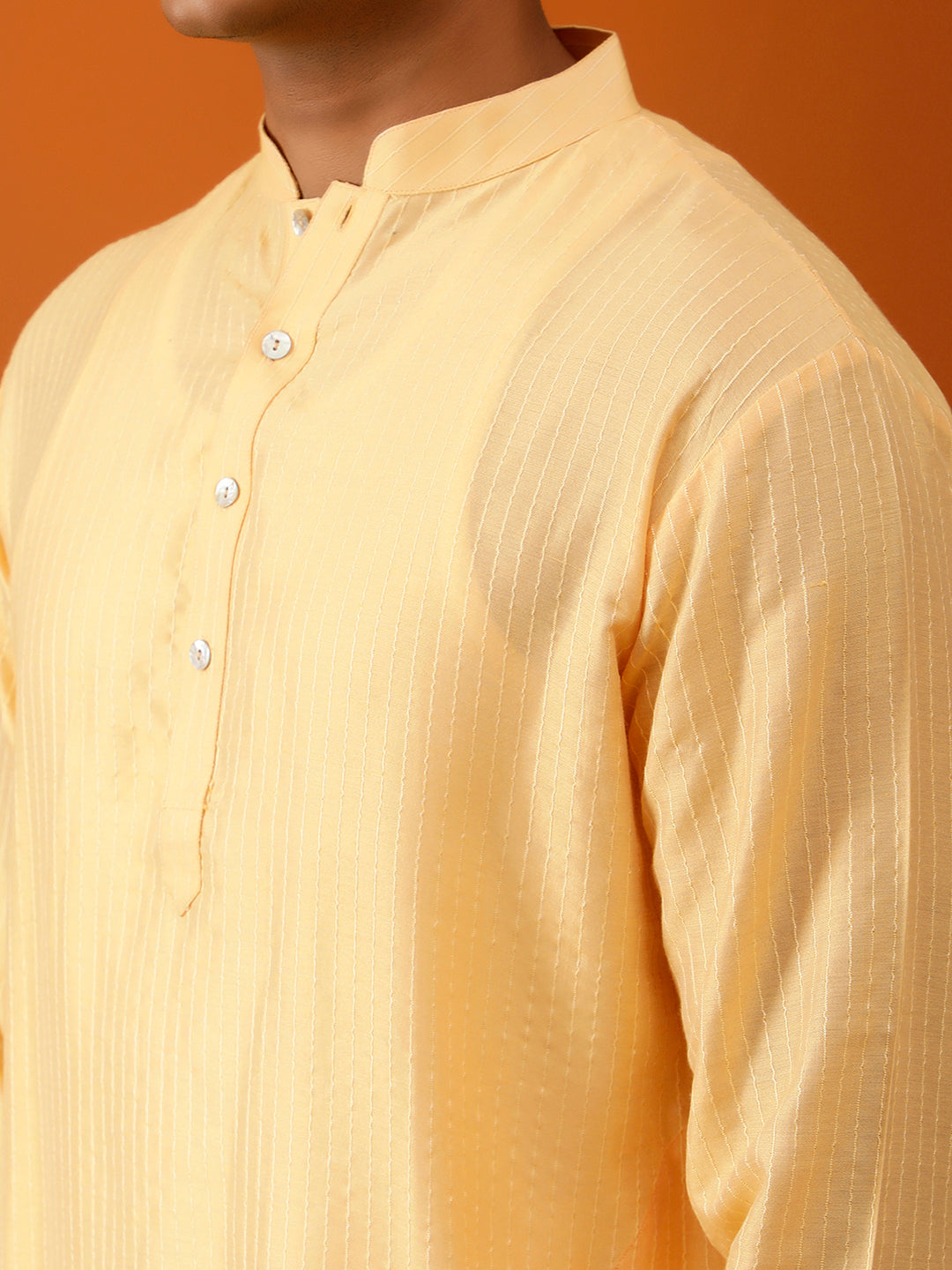 Long Kurta Chudidar Sun-Kissed Yellow
