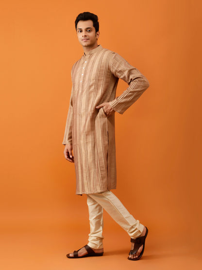 Long Kurta Chudidar Brown Kurta
