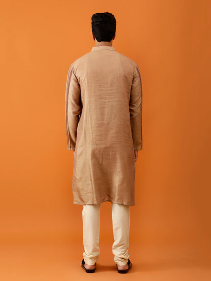 Long Kurta Chudidar Brown Kurta