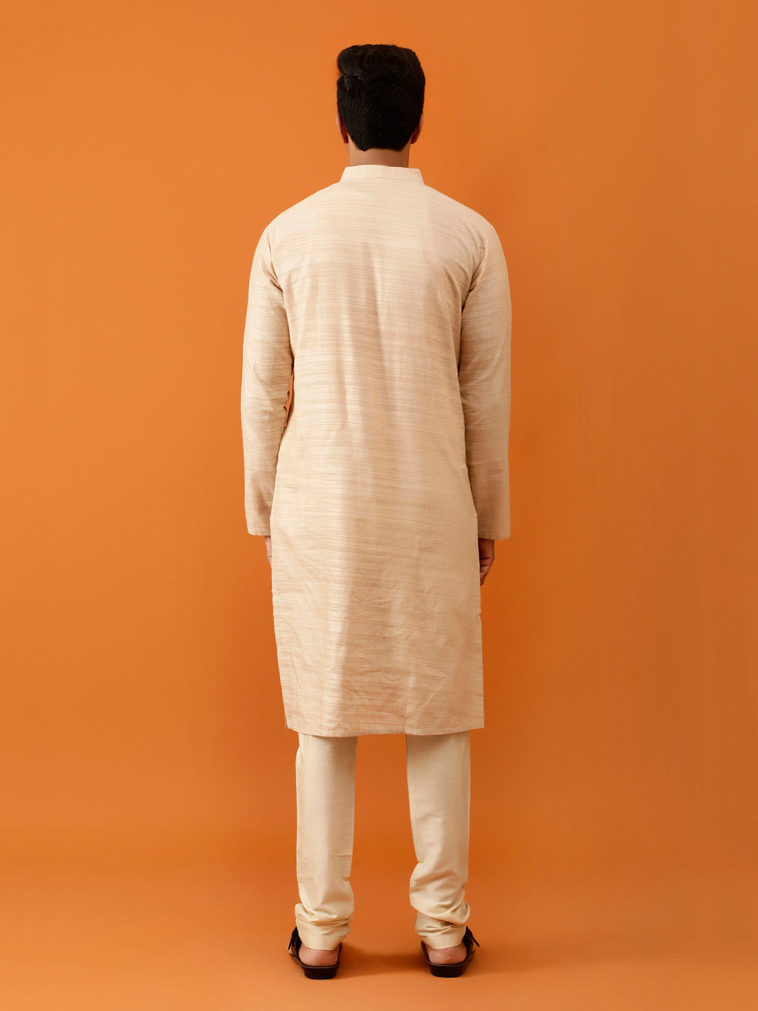 Long Kurta Chudidar Beige Kurta
