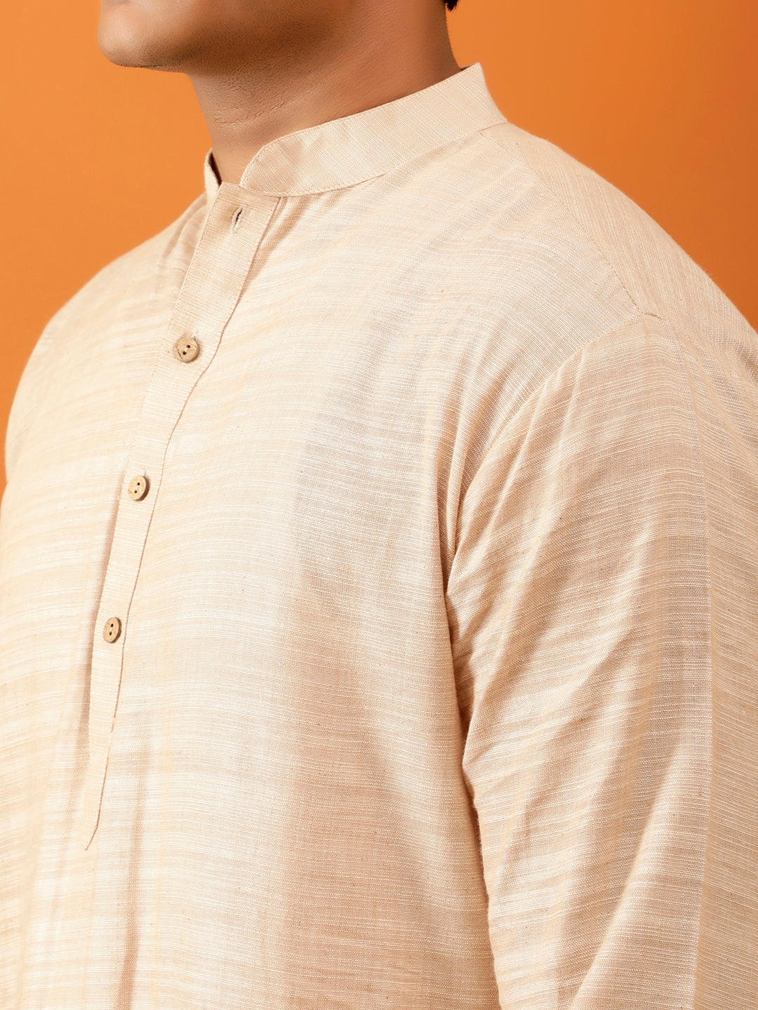Long Kurta Chudidar Beige Kurta