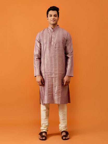 Long Kurta Chudidar Vertical Striped Patterns