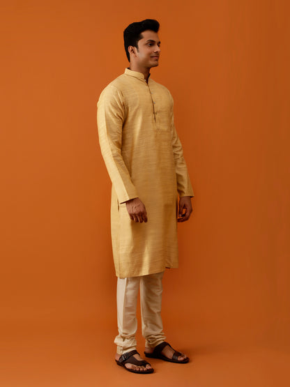 Long Kurta Chudidar Rich Golden-Yellow