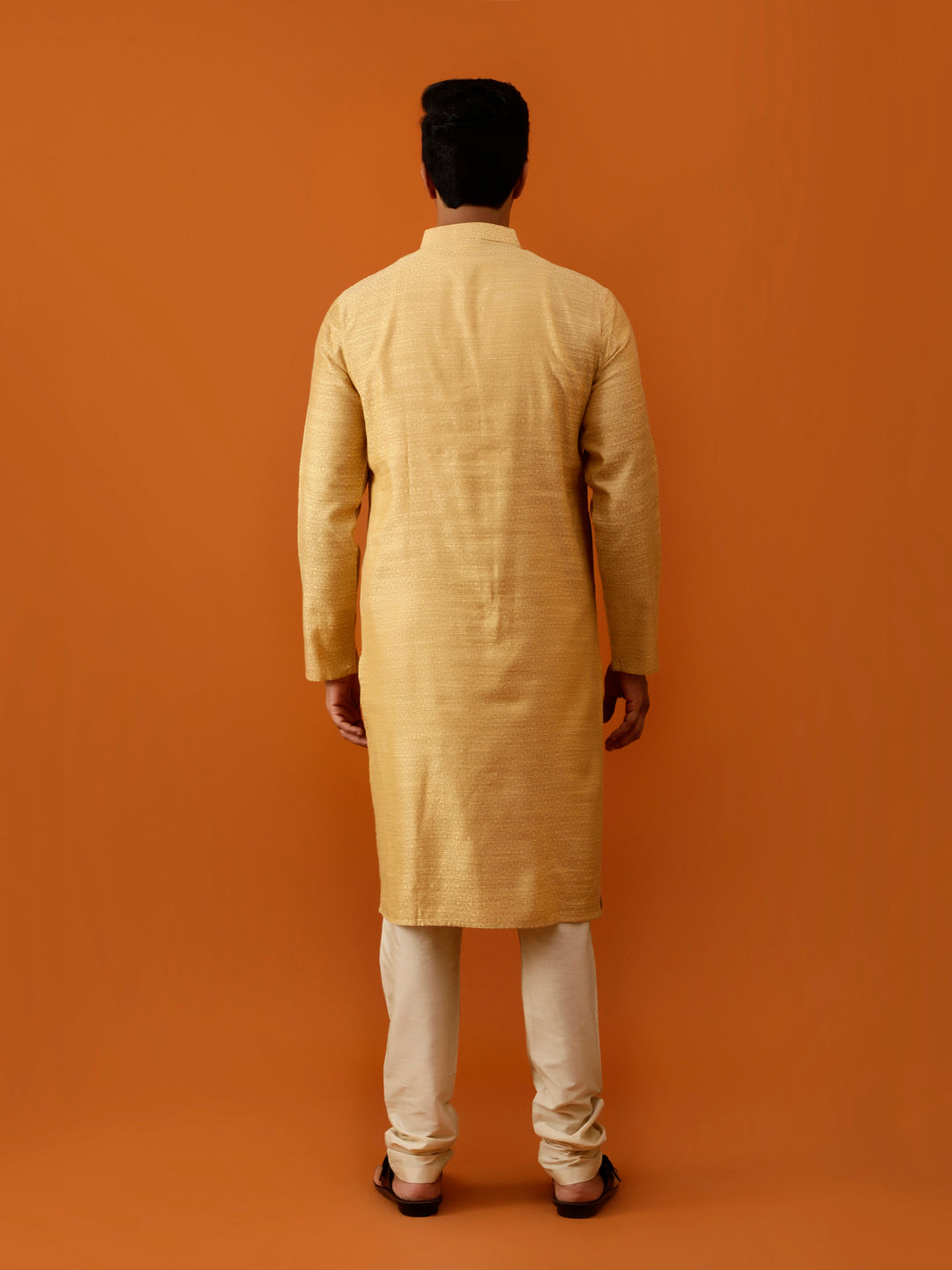 Long Kurta Chudidar Rich Golden-Yellow