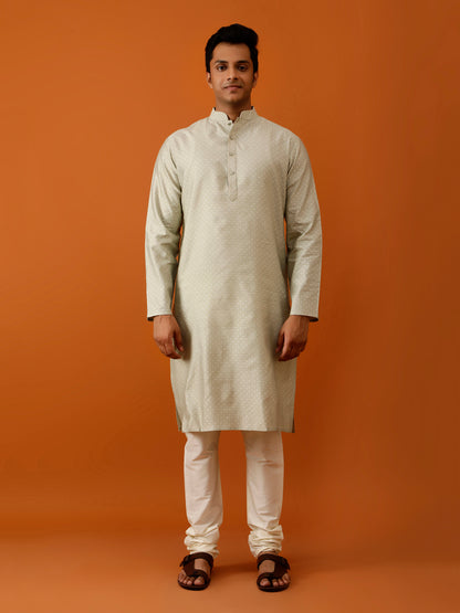 Long Kurta Chudidar Stunning Pastel Green