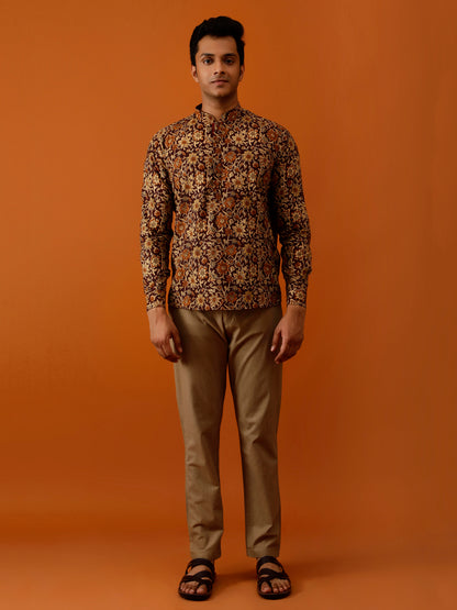 Short Kurta Men’s Printed Ethnic