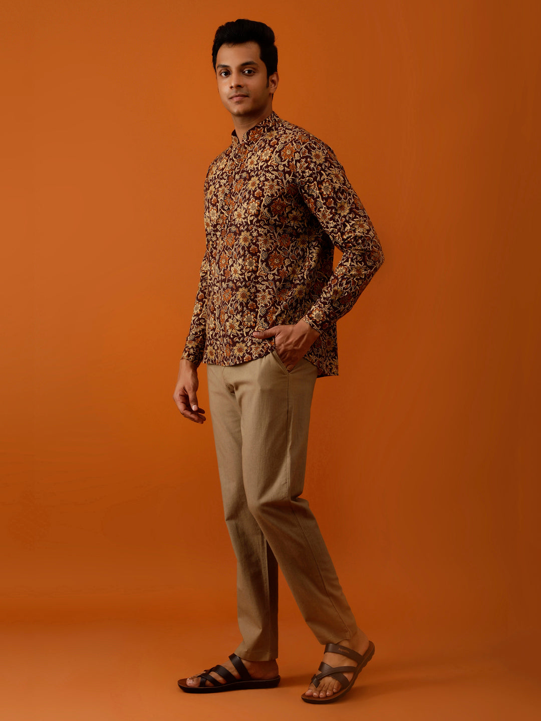 Short Kurta Men’s Printed Ethnic