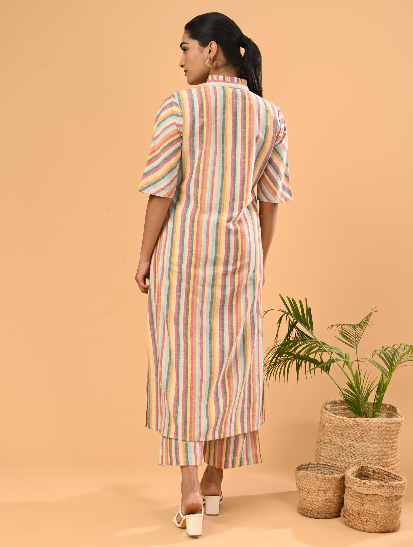 Multicolor Cotton Co-Ord Set