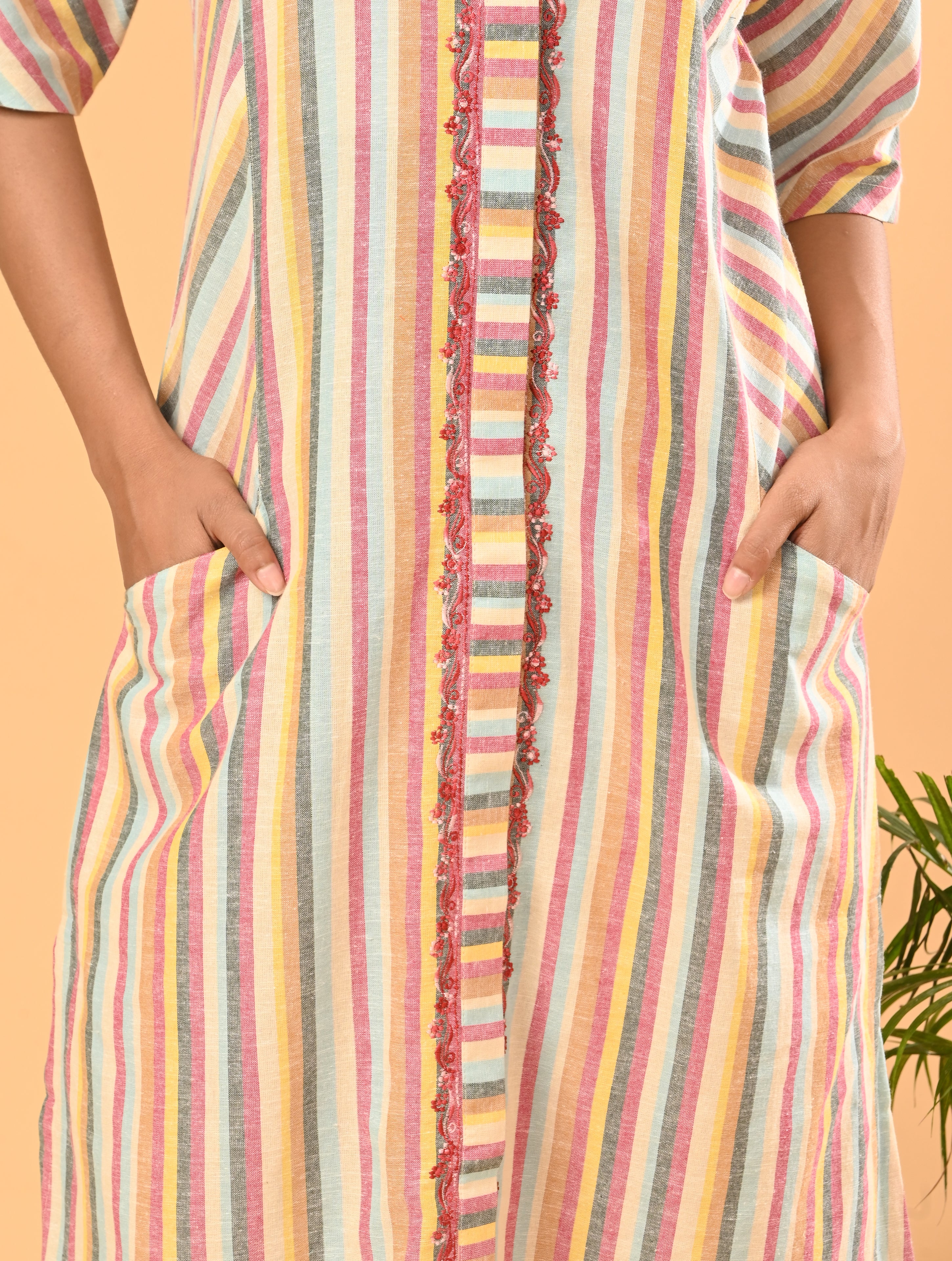 Multicolor Cotton Co-Ord Set