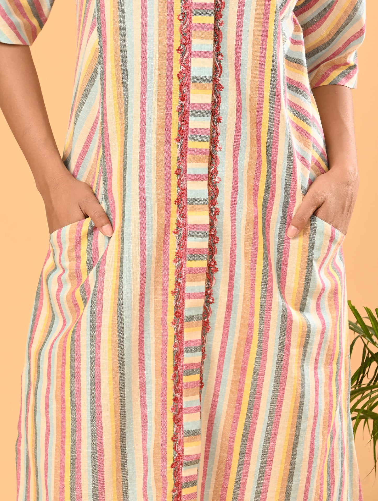 Multicolor Cotton Co-Ord Set