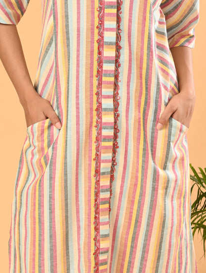 Multicolor Cotton Co-Ord Set