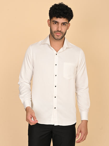 Full Sleeves Shirt White