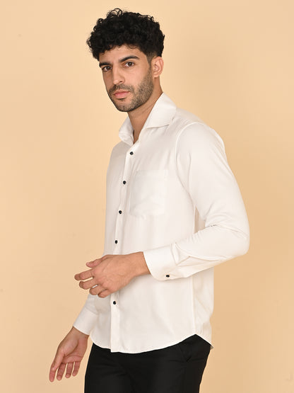 Full Sleeves Shirt White