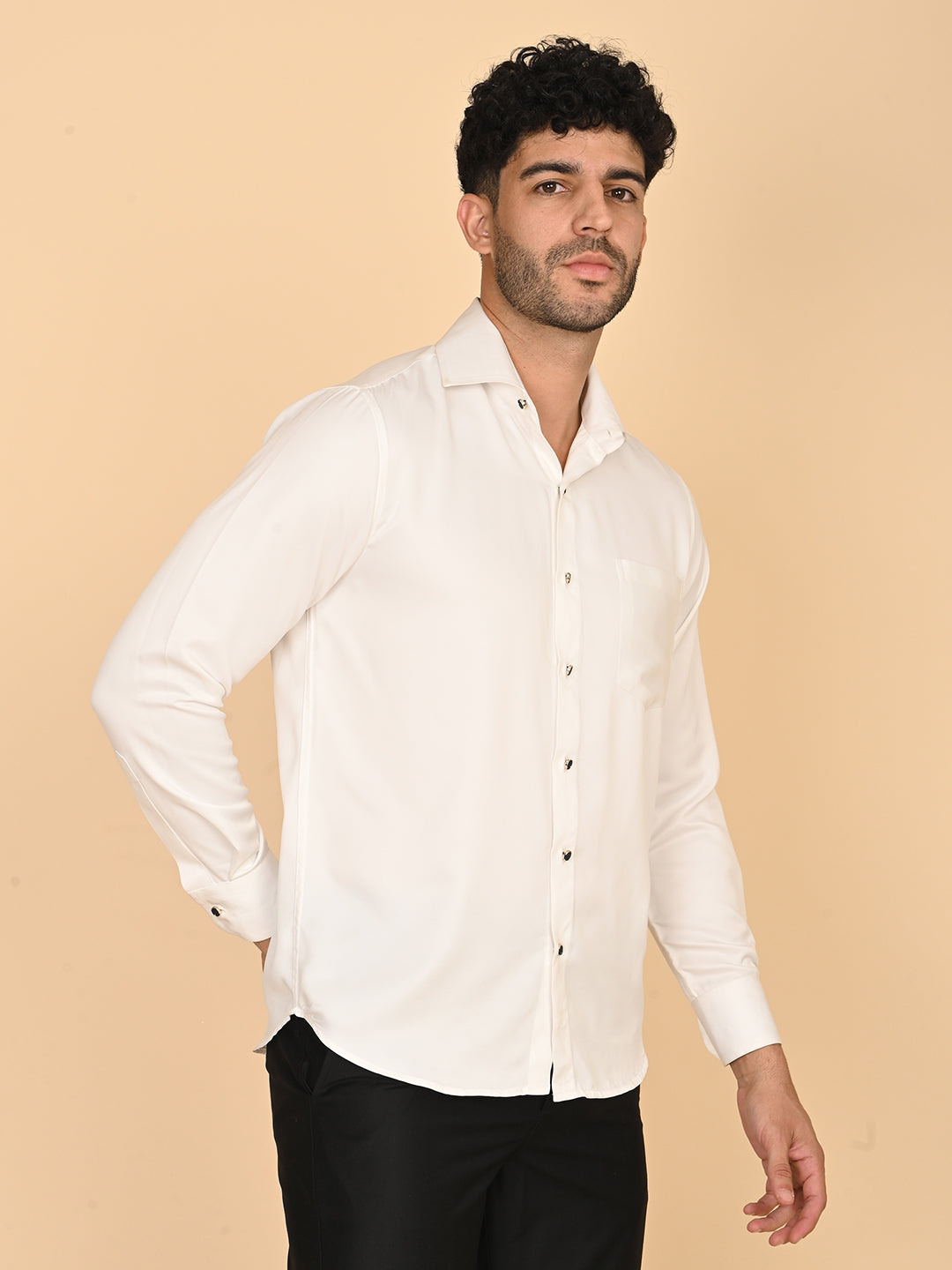 Full Sleeves Shirt White