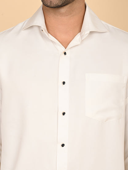 Full Sleeves Shirt White