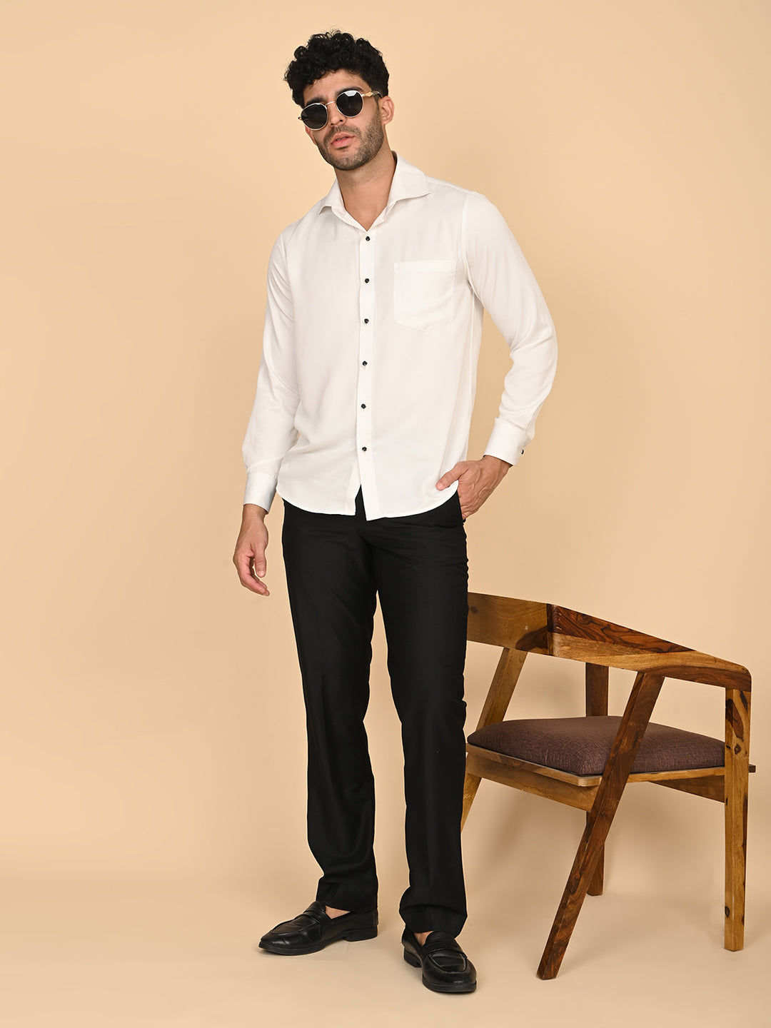 Full Sleeves Shirt White