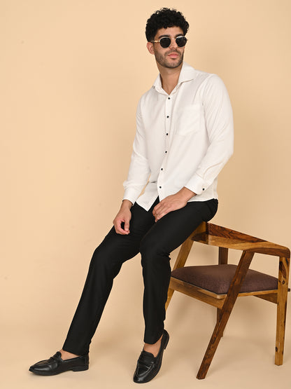 Full Sleeves Shirt White