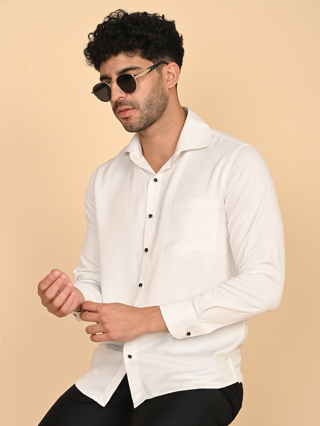 Full Sleeves Shirt White
