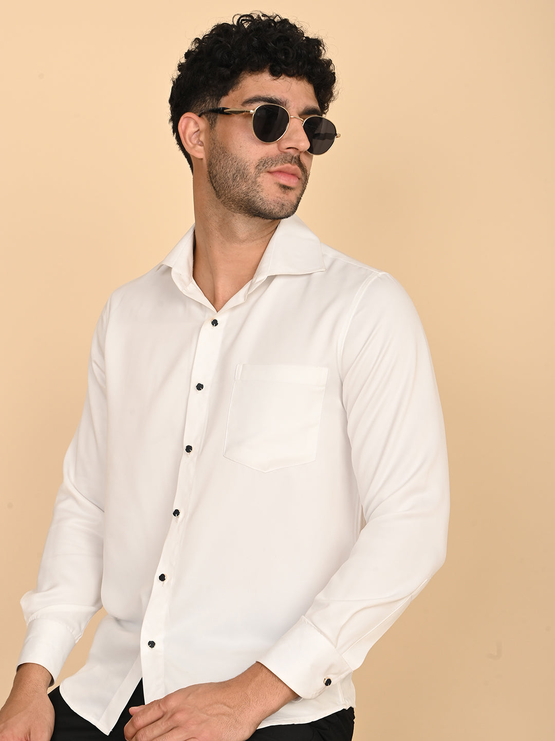 Full Sleeves Shirt White