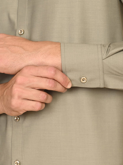 Full Sleeves Shirt Olive