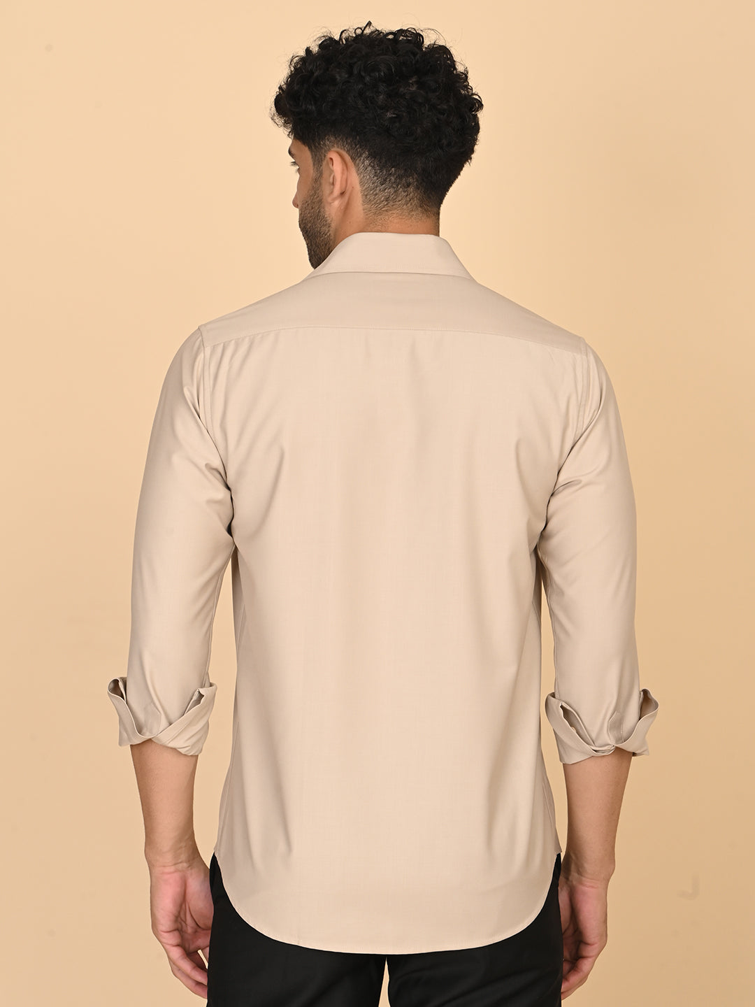 Full Sleeves Shirt Beige