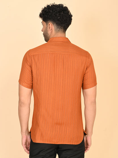 Half Sleeves Shirt in TC Dobby