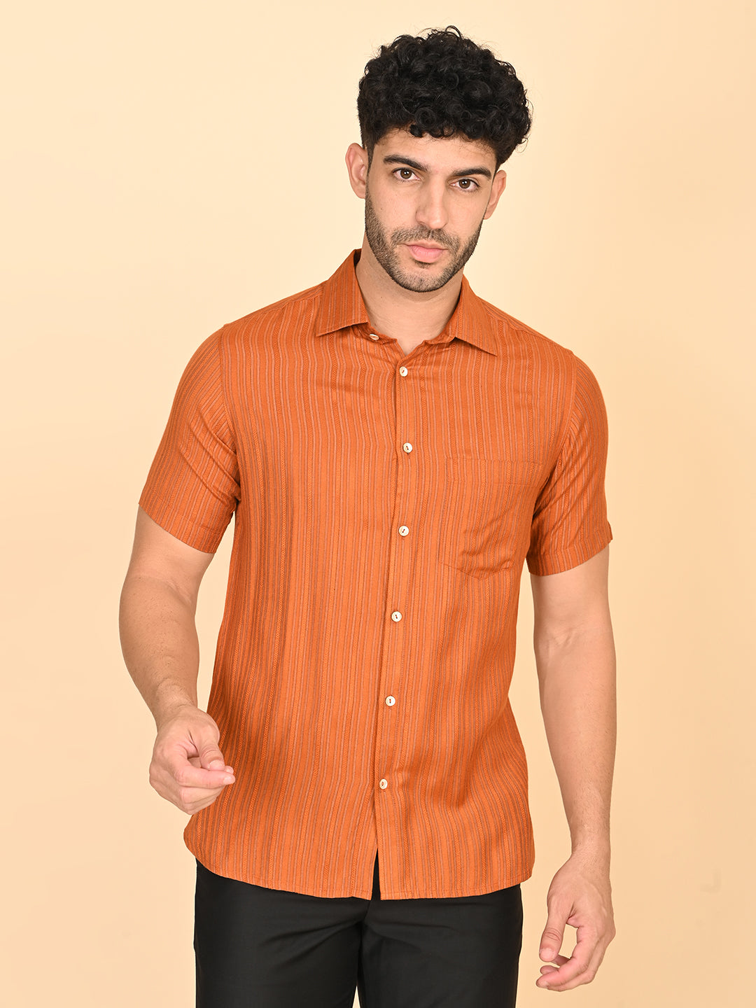 Half Sleeves Shirt in TC Dobby